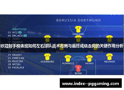 欧冠射手榜表现如何左右球队战术布局与最终成绩走向的关键作用分析 欧冠射手榜表现如何左右球队战术布局与最终成绩走向的关键作用分析